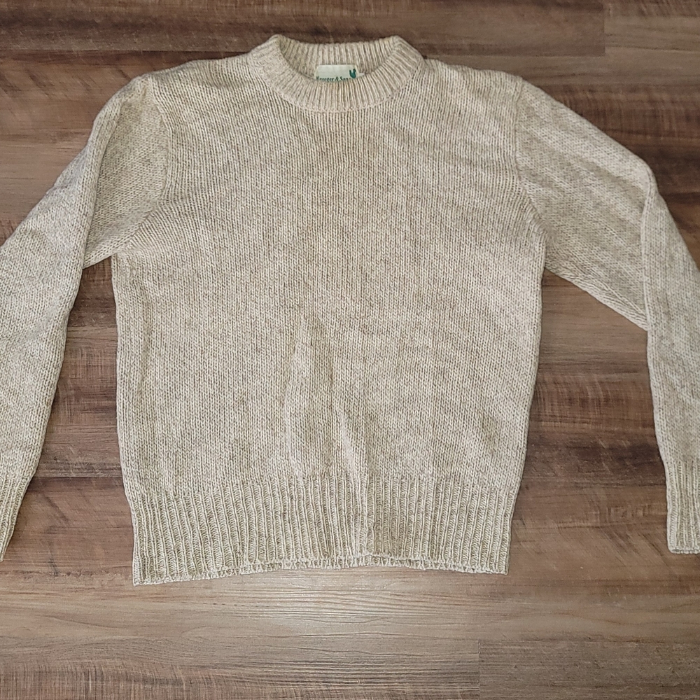 Vintage Kreeger & Sons Sweater Mens Large Wool Crew Collar Pullover USA